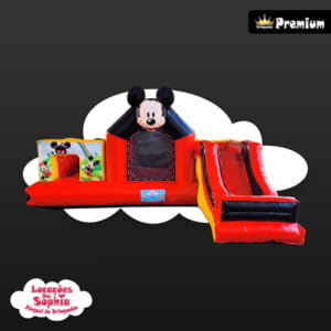 Mickey Inflável 4 em 1 Premium - Locações da Sophia - Aluguel de Brinquedos Palhoça SC