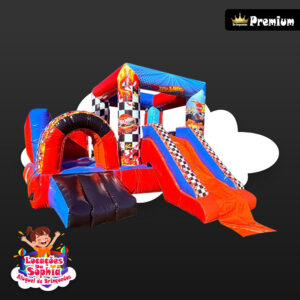 Mini Multiplay Cubo Hot Wheels Inflável - Locações da Sophia - Aluguel de Brinquedos Palhoça SC