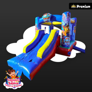 Mini Multiplay Cubo Patrulha Canina Inflável - Locações da Sophia - Aluguel de Brinquedos Palhoça SC