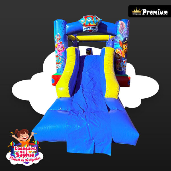 Mini Multiplay Cubo Patrulha Canina Inflável - Locações da Sophia - Aluguel de Brinquedos Palhoça SC