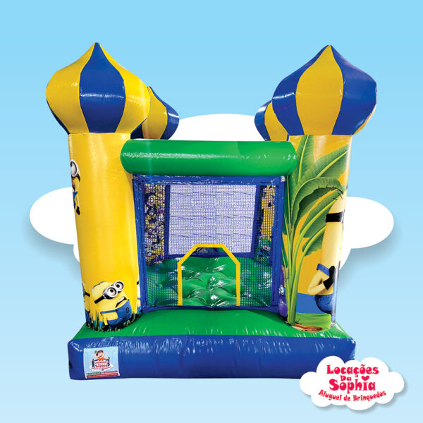 Pula Pula Castelinho Minions Inflável - Locações da Sophia - Aluguel de Brinquedos Palhoça SC - 001