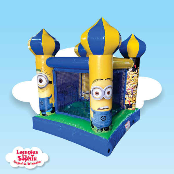 Pula Pula Castelinho Minions Inflável - Locações da Sophia - Aluguel de Brinquedos Palhoça SC - 003